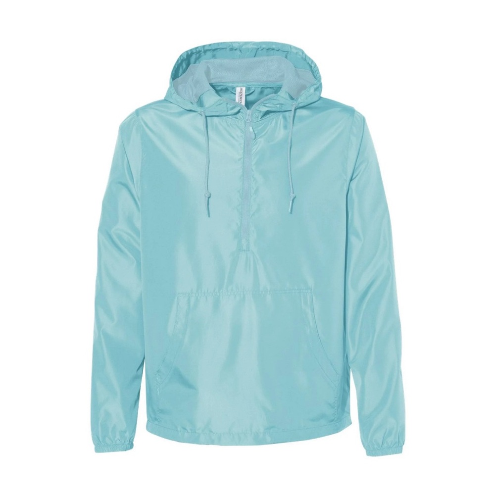 Independent Trading Co Unisex Lightweight Quarterzip Windbreaker Pullover Jacket